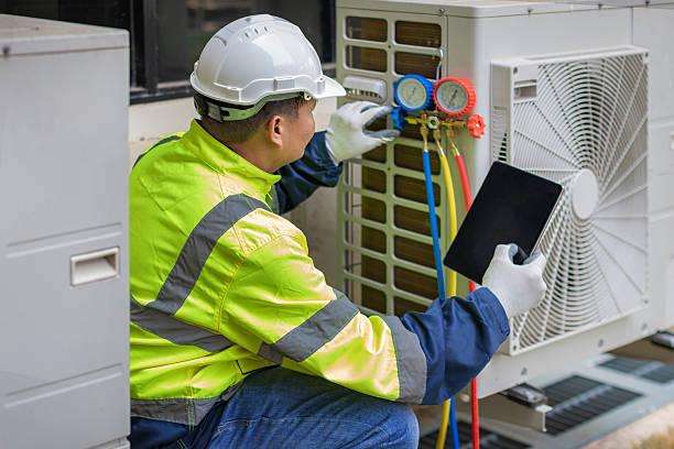 Professional Hvac technician working in Meadville, PA